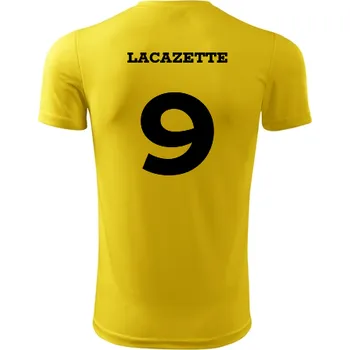 Dětský fotbalový dres Lacazette - Barva: žlutá, Velikost 8let