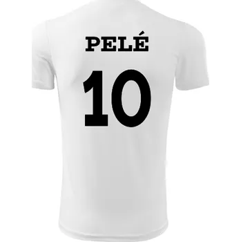 Dětský fotbalový dres Pelé - Barva: bílá, Velikost 8let