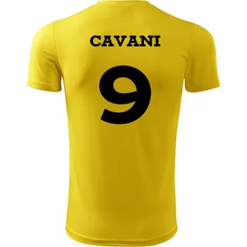 Dětský fotbalový dres Cavani - Barva: žlutá, Velikost 12let