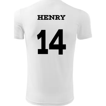 Dětský fotbalový dres Henry - Barva: bílá, Velikost 6let