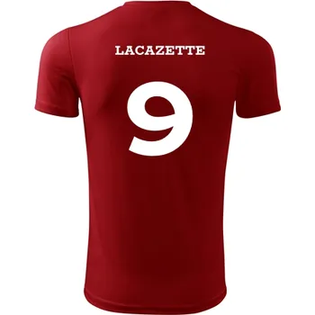 Dětský fotbalový dres Lacazette - Barva: červená, Velikost 10let