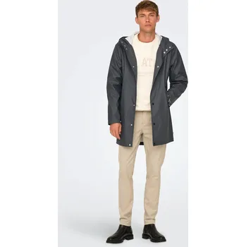 Oblečení a móda Bunda Only Grey Pinstripe 1162736 X Large