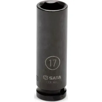 Gola hlavice 1/2 "Drive 6 Point Impact Deep Socket 17mm (SATAST34410SC)