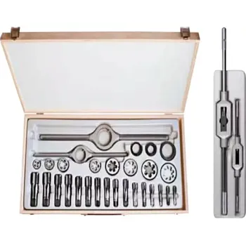 Závitořezný nástroj Souprava závitořezných nástrojů Bučovice Tools G 1-II, HSS (G 1/8" - 1") (BU340 100)