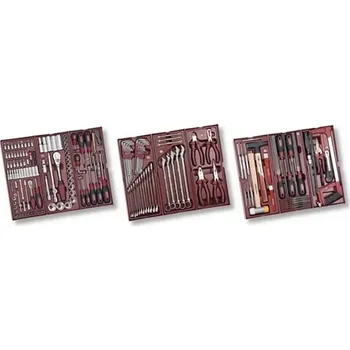 KRAFTWERK COMPLETO - sestava nářadí, 9 modulů - 3 zásuvky (191 ks) (KRAF-KR-4911)