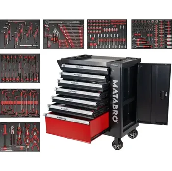 Dílenský vozík s nářadím Matabro MB-TC04 Vybavený - 299 ks (ONARMB-TC04)