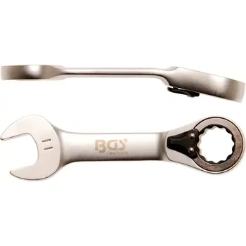 Klíč Očkoplochý klíč 11 mm s ráčnou BGS1030711, extra krátký (BGS1030711)