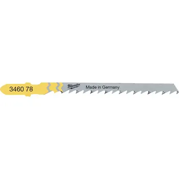 Pilový plátek Pilové plátky CURVE 75 x 4 mm Milwaukee T 244 D do přímočaré pily (Dřevo a plast) (MI4932373492)