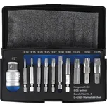 Bitové nástavce 1/4" a 3/8" pro poškozený T-profil T10 ÷ T55 BGS109170 (Sada 11 dílů) (BGS109170)