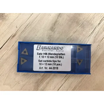 Pracovní nůž Vyměnitelné destičky Bernardo HM - po 10 ks pro 10, 12 a 16 mm (BER442018)