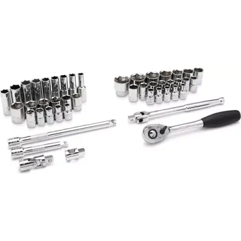 Gola sada 46 ks. Sada nástrčných hlavic 1/2" s 6 hroty a met (SATAST09006SJ)