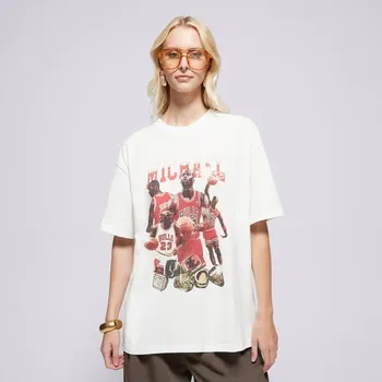 Dámské tričko Jordan Tričko W J Ss Os Gfx Tee Mixtape Krémová S