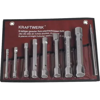 Klíč Souprava klíčů trubkových 6-22mm 6-hran 9ks - taška KRAFTWERK (KRAF-KR-2599-01)