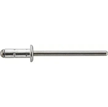 Nýtovací pistole Vícerozsahový trhací nýt hliník/VA plochá kulatá h lava 4,8x15mm GESIPA