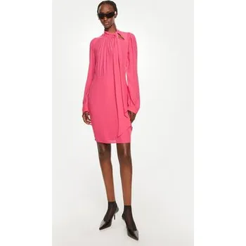 Dámské šaty Hugo Koktejlové šaty Kirce-1 50522654 Růžová Regular Fit 44
