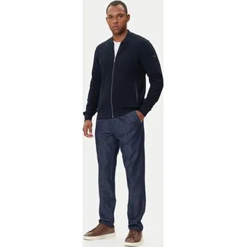 Pánská mikina Bugatti Mikina 8750-85172D Tmavomodrá Regular Fit XXL