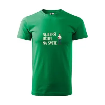 Pánská móda Tričko s potiskem Nejlepší učitel na světě: zelené 4XL