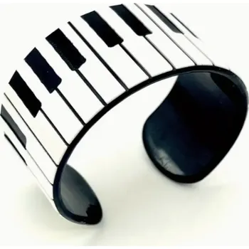 Náramek s potiskem klaviatury klavíru