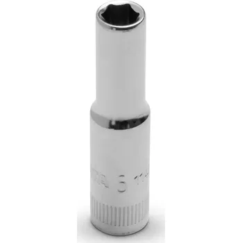 Gola hlavice 1/4 "Drive 6-hrotá hluboká nástrčná hlavice 6mm (SATAST11403SC)