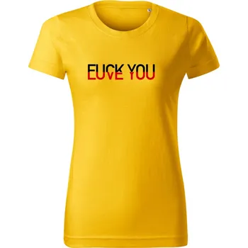 fuck you / love you Žlutá L