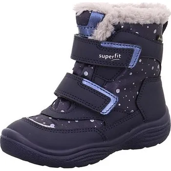 Dívčí zimní obuv SUPERFIT dívčí zimní obuv CRYSTAL 1-009091-80 modrá GORETEX 31