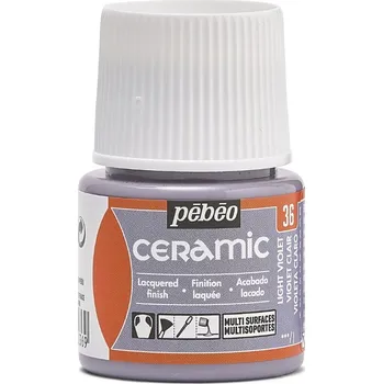 Výtvarná barva Barva na keramiku Pébéo Ceramic 45 ml - 36 Light Violet