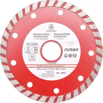 Řezný kotouč Turbo řezný kotouč O 115 mm (BGS103941)