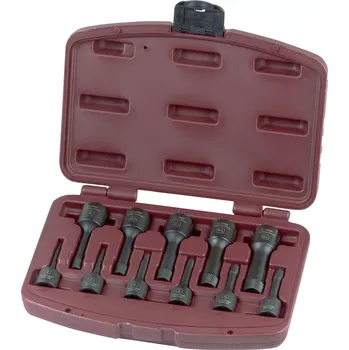 Vrták Souprava vytahováků zalomených šroubů 3/8'+1/2' + 2-16mm 11ks KRAFTWERK (KRAF-KR-3057)