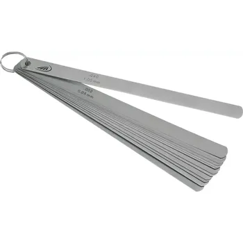 Příslušenství k měřicímu přístroji Měrka vůle pístu 20 listů 0,05-1,00/200mm FORMAT