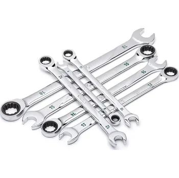 Ruční nářadí 7 ks. Sada metrických ráčnových klíčů 120XP - 8, 1 (SATAST08043U)