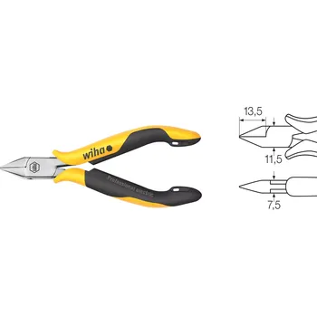 Kleště WIHA Z 41 4 115 04 SB-Elek.-Seitenschn.,Drahthalt. (WIHA27446)