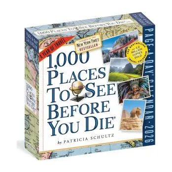 Kalendář CAL 26 1000 PLACES TO SEE BEFORE YOU DIE (BOX)(Kalendář)