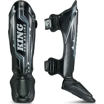 Chránič holeně pro bojový sport Chrániče holení King Pro Boxing Spartan 1- černá, KPB/SG SPARTAN 1 XL