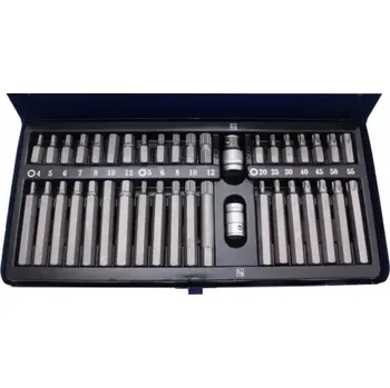 Bit Sada bitů 3/8" + 1/2" BGS107072 inbus, T-profil, XZN (40 dílů) (BGS107072)