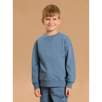 Chlapecká mikina Sinsay - Mikina s kulatým výstřihem - modrá - 291DN-58X - 291DN-58X-116