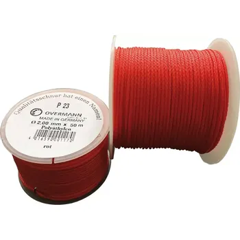Zednická šňůra polyethyle n 1mmx50m červená OVERMAN N