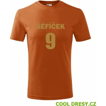 Tričko Šéfíček 9 - Barva: oranžová, Velikost 10let
