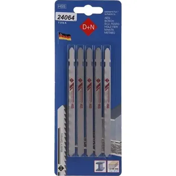 Pilový plátek Plátky do přímočaré pilky 5ks 100mm/1mm, HSS, 31112, Levior 24064 (L24064)
