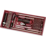 COMPLETO - souprava bitů 1/4'+5/16' s příslušenstvím 85ks KRAFTWERK (KRAF-KR-4900-19B)