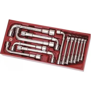 COMPLETO - souprava klíčů vyhnutých 12/6 hran 13ks KRAFTWERK (KRAF-KR-4900-18B)