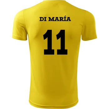 Dětský fotbalový dres Di María - Barva: žlutá, Velikost 12let