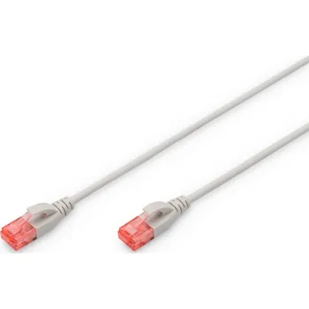 Síťový kabel Digitus DK-1617-010S síťový kabel Šedá 1 m Cat6 U/UTP (UTP)