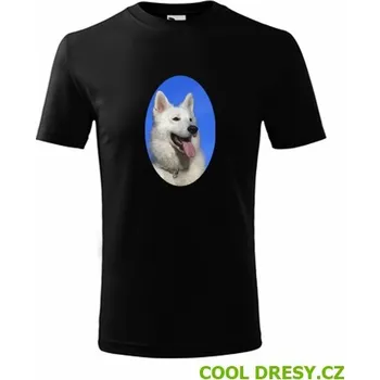 Dětské tričko se psem 3 - Barva: černá, Velikost 10let