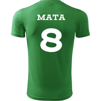Dětský fotbalový dres Mata - Barva: střední zelená, Velikost 8let