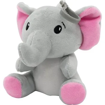 Amscan Závaží na balónky – Plyšový sloník růžový 11 cm