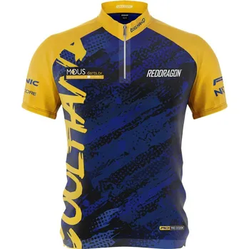 Cyklistické oblečení Dres Red Dragon Luke Humphries Tour Polo, velikost XL