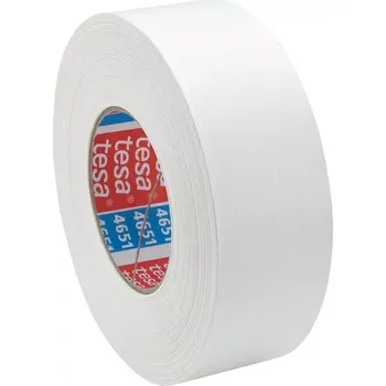 Lepicí páska Textilní lepicí páska 465 1-08 potah plastem 25mmx5 0m bílá tesa