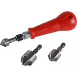 Odjehlovací ruční frézy 3ks, Levior 20360 (L20360)