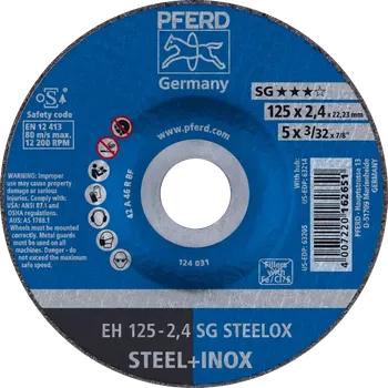 Řezný kotouč EH 125-2,4 A46 R SG-INOX/22,2 KOTOUČ ŘEZNÝ A R SG (PF4007220162651)