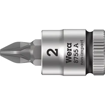 Wera 003354 Zástrčná bitová hlavice 1/4" PZ 2 typ 8755 A Pozidriv Zyklop (W050003354001)